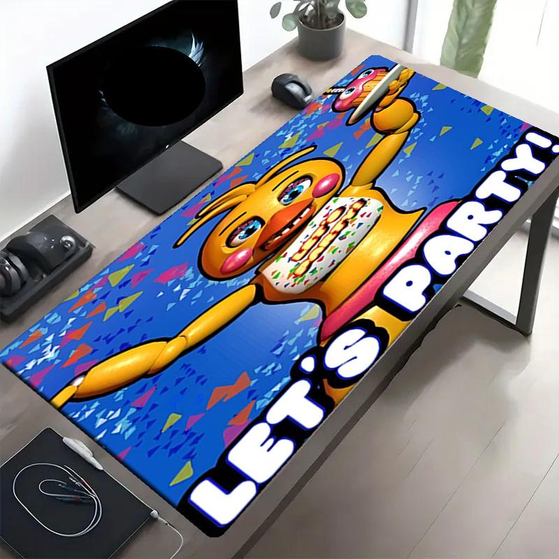 Five Nights at Freddy's Druck-Mauspad, Anti-Rutsch-Schreibtisch-Tastaturmatte, für PC Laptop Gaming Arbeiten Tägliche Nutzung, Cooles Festival-Überraschungsgeschenk