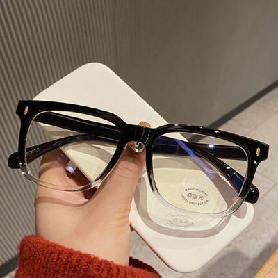 NEW Blue Light Blocking Glasses Women Square-framed  Fashion Computer Glasses Men Clear Black Frame Anti Radiation Filter Glasse