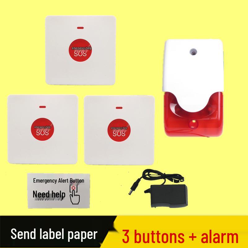 Cold Storage Wireless Alarm: One-Button Sound & Light Alerts for Preventing Door Closure and Freezer Emergency Rescues.