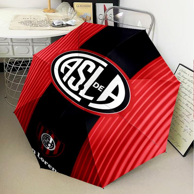 Club Atletico San Lorenzo Umbrella Folding umbrella, automatic umbrella 8-Frame for Travel, camping Use Gift for Halloween Christmas