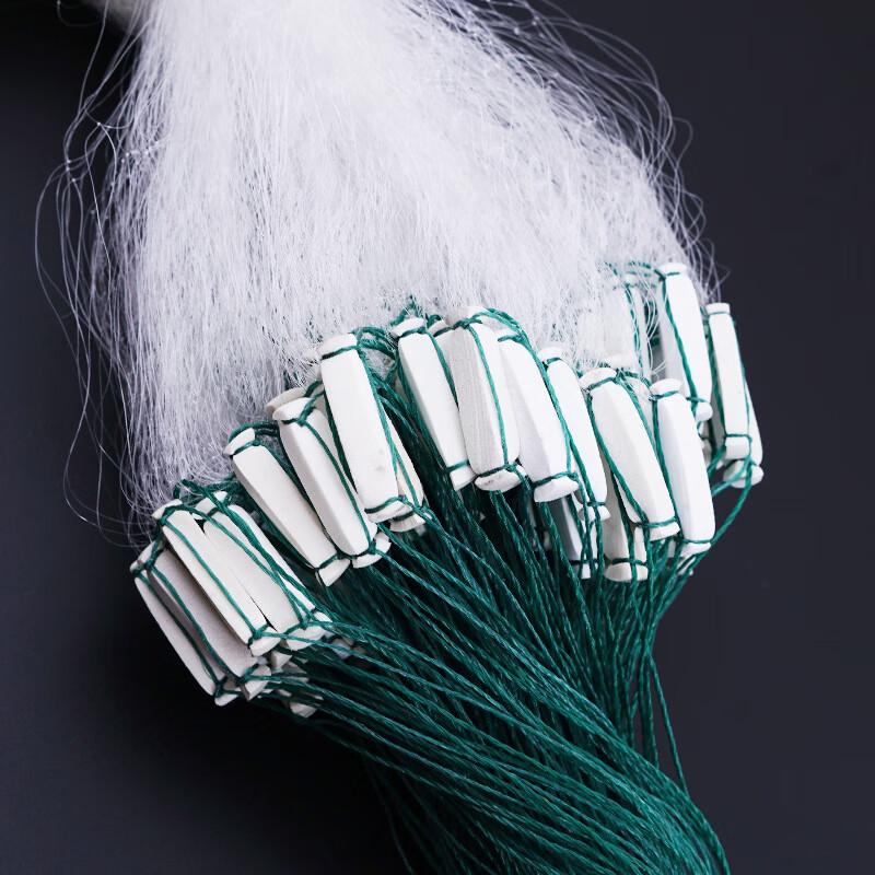 Three-Layer Sinking Fishing Gill Net with Thickened Steel Rope