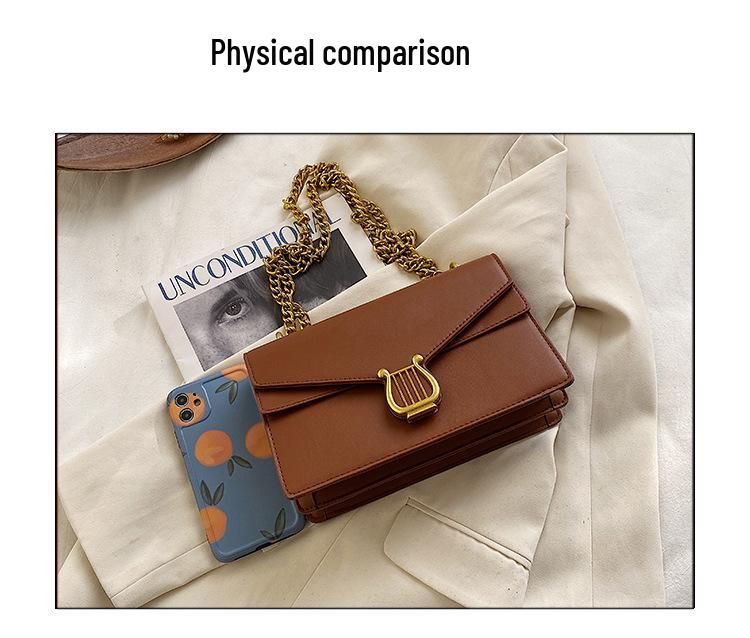 Bolso Bandolera Retro de Moda para Mujer 2025 - Estilo Simple, Diseño Cuadrado Pequeño