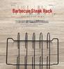 Non-Stick BBQ Grill Basket & Rib Rack for Outdoor Grilling