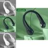 Portable Hanging Neck Fan Usb Rechargeable Brushless Motor White Low Noise