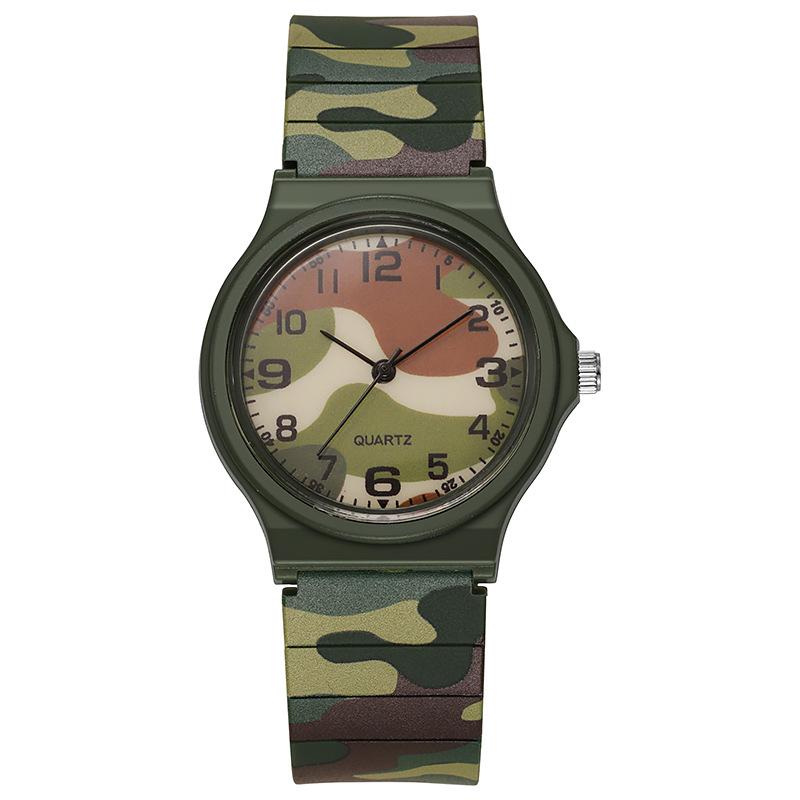 Army Green Watch Quartz Watch Hand Type Simple Neutral Student Watch