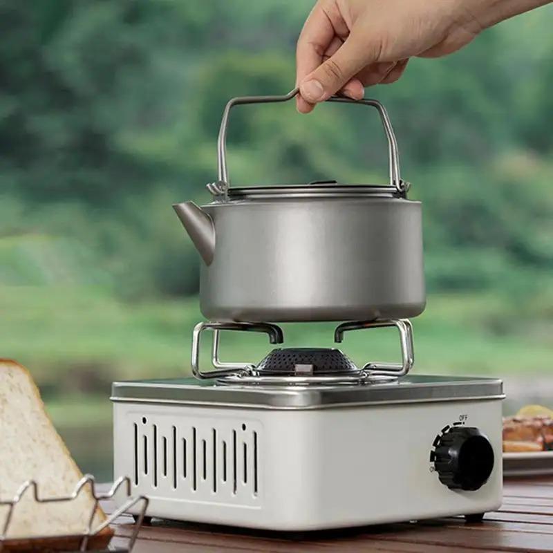 Camping Gas Stove 2800W High Firepower Portable Cassette Stove Kitchen Picnic Electric Gas Burner Outdoor Camp Tent Stove