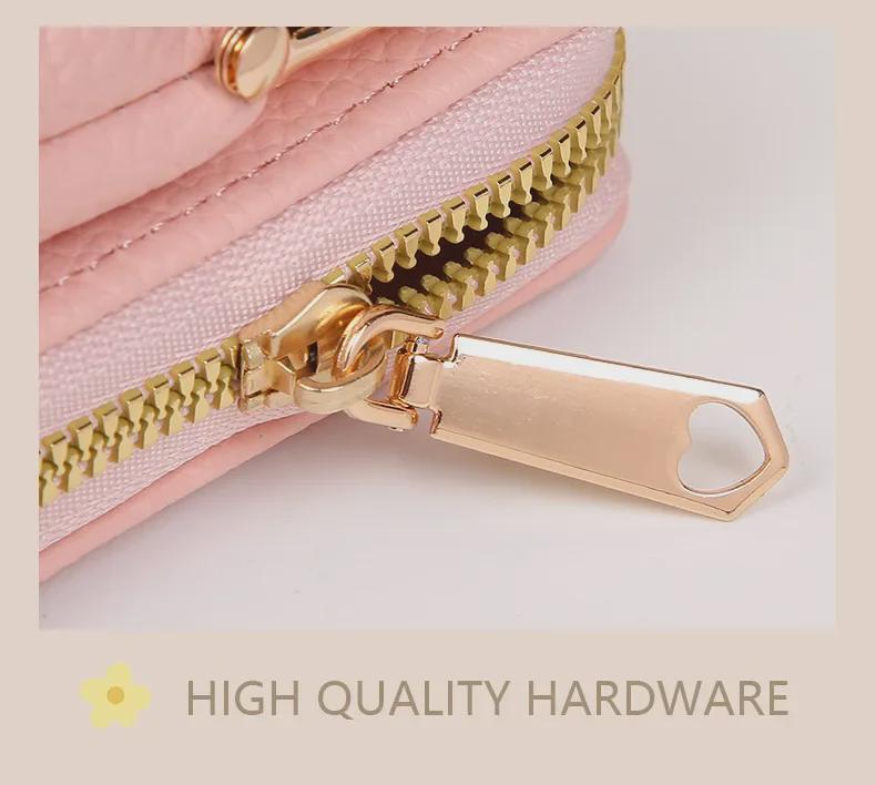 Damen 2024 Koreanischer Stil Litschi-Muster Bestickte Umhängetasche