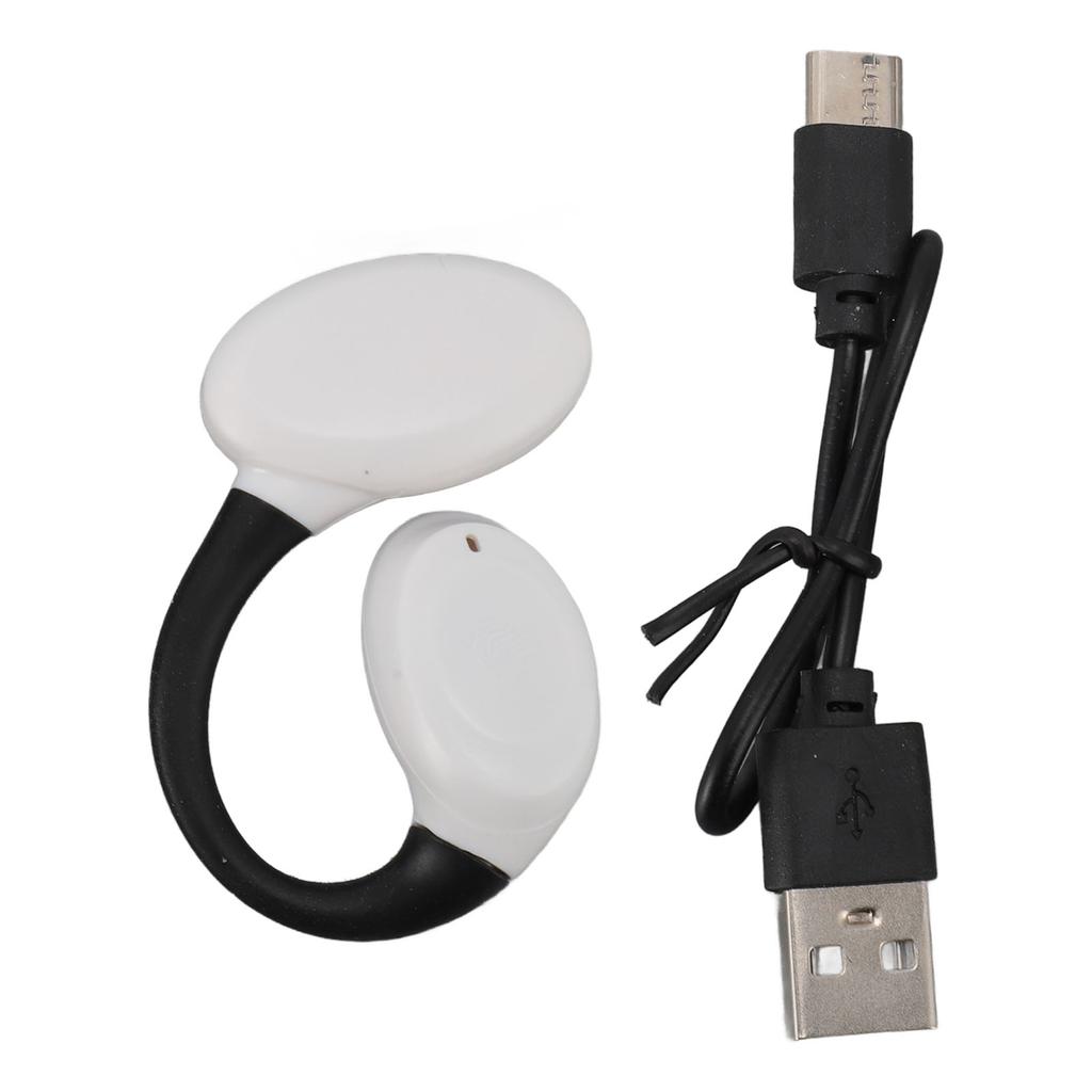Wireless Open Headphones Portable V5.3 Bluetooth GD06 Monaural On Ear Earbuds for Android White Boxed