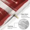 Portugal #7 Soccer Duvet Cover Set Dynamic Sprint Digital Print Bedding Set Sporty Comic Style for Teen Bedroom