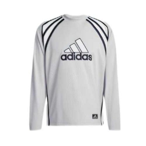 Adidas Originals Clover Series Originals T Shirt Men s Light Gray JD5375 M