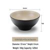 Large Frosted Melamine Ramen Bowl - Japanese-Style Restaurant Noodle Bowl for Mala Tang, Luosifen, Soup, and Rice Noodles