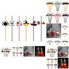 Spooky Halloween Witch And Skull Straws 24pcs Pack