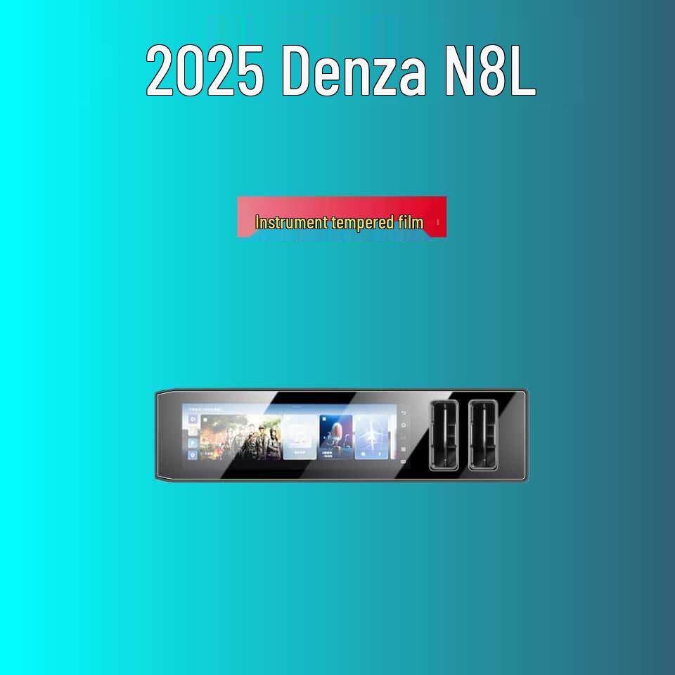 Compatible with Tempered Glass Screen Protectors, Center Console Films, and Interior Accessories for 25 Denza N8L Models.