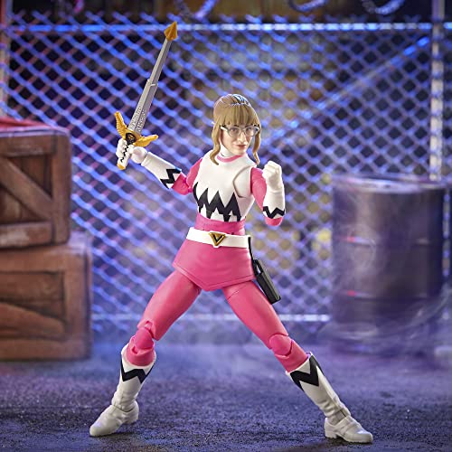 Power Rangers Lightning Collection Lost Galaxy Pink Ranger 15 cm Premium Collection Actionfigur mit Spielzeugzubehör, Ab 4 Jahren