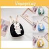 Adorable Children's Mini Backpack Soft Plush Rabbit Design Lightweight Shoulder Bag