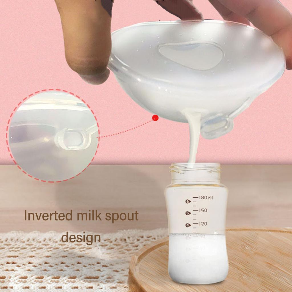 2pcs Wearable Milk Collector Protect Sore Nipples Leak Protection Milk Collection Shells for Newborns