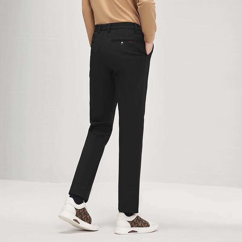 Septwolves Men's Geometric Print Straight Leg Casual Pants