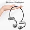 Wireless Earphone High Fidelity Noise Reduction IPX5 Waterproof Bluetooth-compatible5.0 Bone Conduction Sports Earbud for Driving