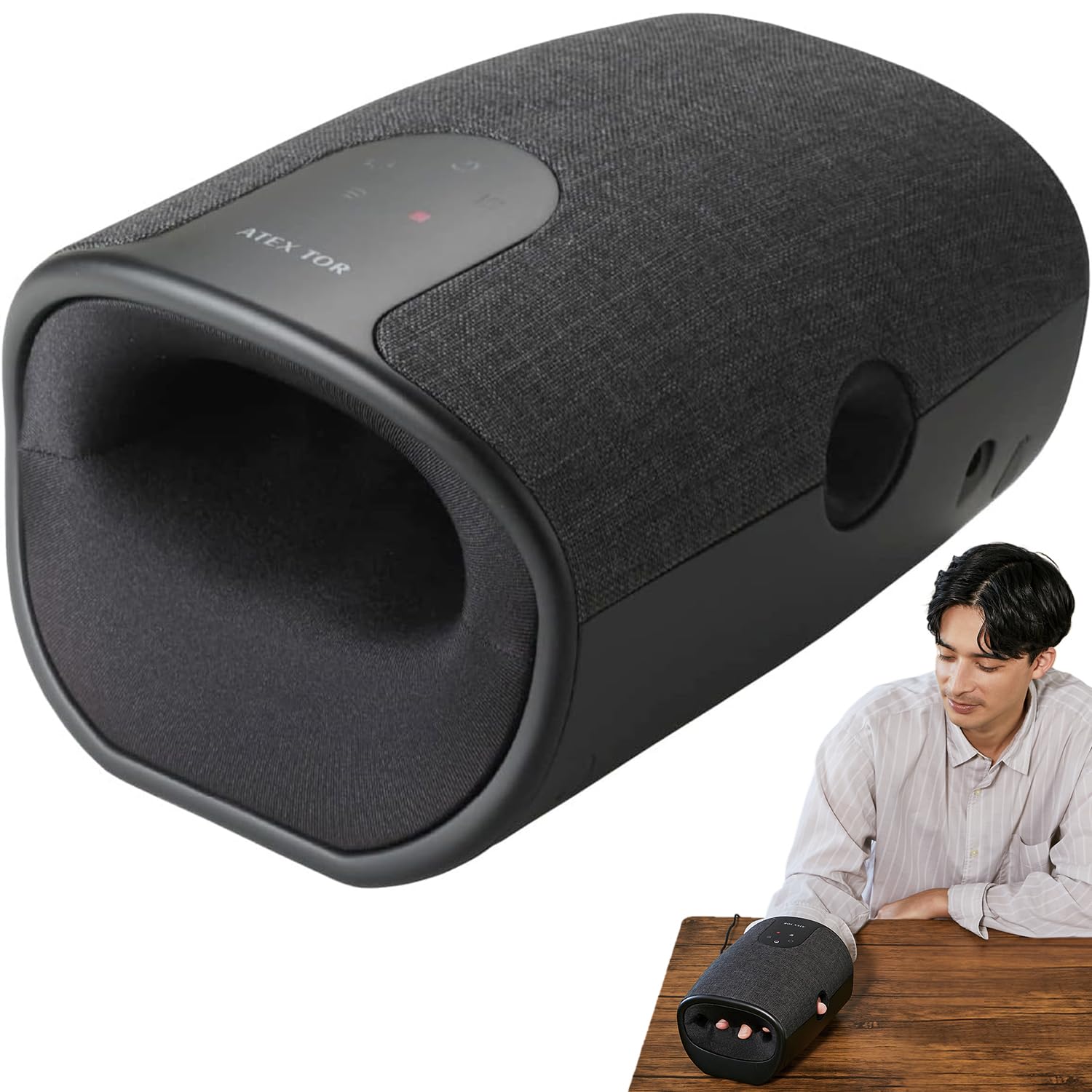 

Массажер для рук Atex Luxe, Уход за руками, AX-HP314dg, Темно-серый