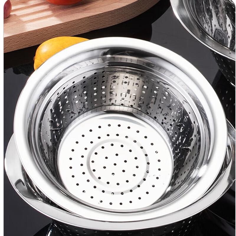 Thickened Stainless Steel Multi-Purpose Colander