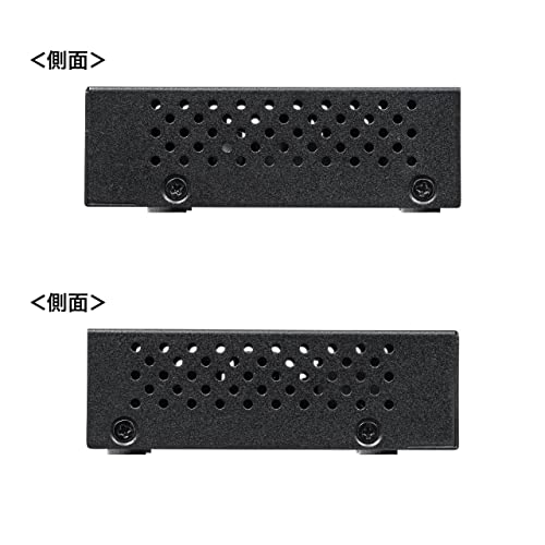 SANWA SUPPLY Gigabit PoE Extender with Magnet, Up To 100m Extension, AUTO-MDIX Function, LAN-EXPOE2