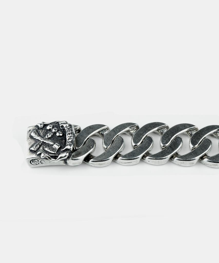 Sheen666 566 Chain Silver Bracelet