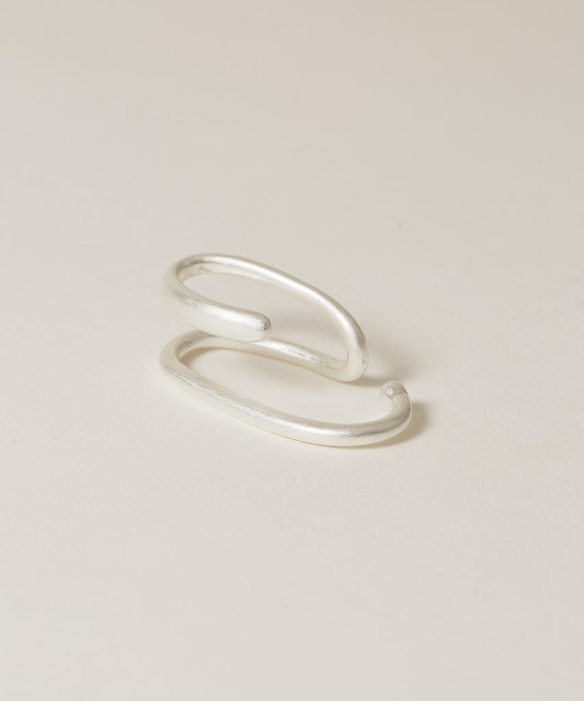 Novice Tokyo Double Line Antenna Ear Cuff / Silver