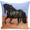 Throw Pillow Case 45x45 Animal Print War White Horse Cushion Cover Sets for Chair Sofa Decorative Home Farmhouse Decor