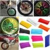 Wheel Spoke Wraps Plastic Black Skin Covers for Motorcycles Pit Bike Modifications Universal for