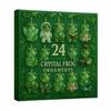 Frog Advent Calendar 2025 24 Days Woodland Theme Christmas Countdown with 2D Flat Frogs Ornaments Novelty Frog Christmas Tree Decoration