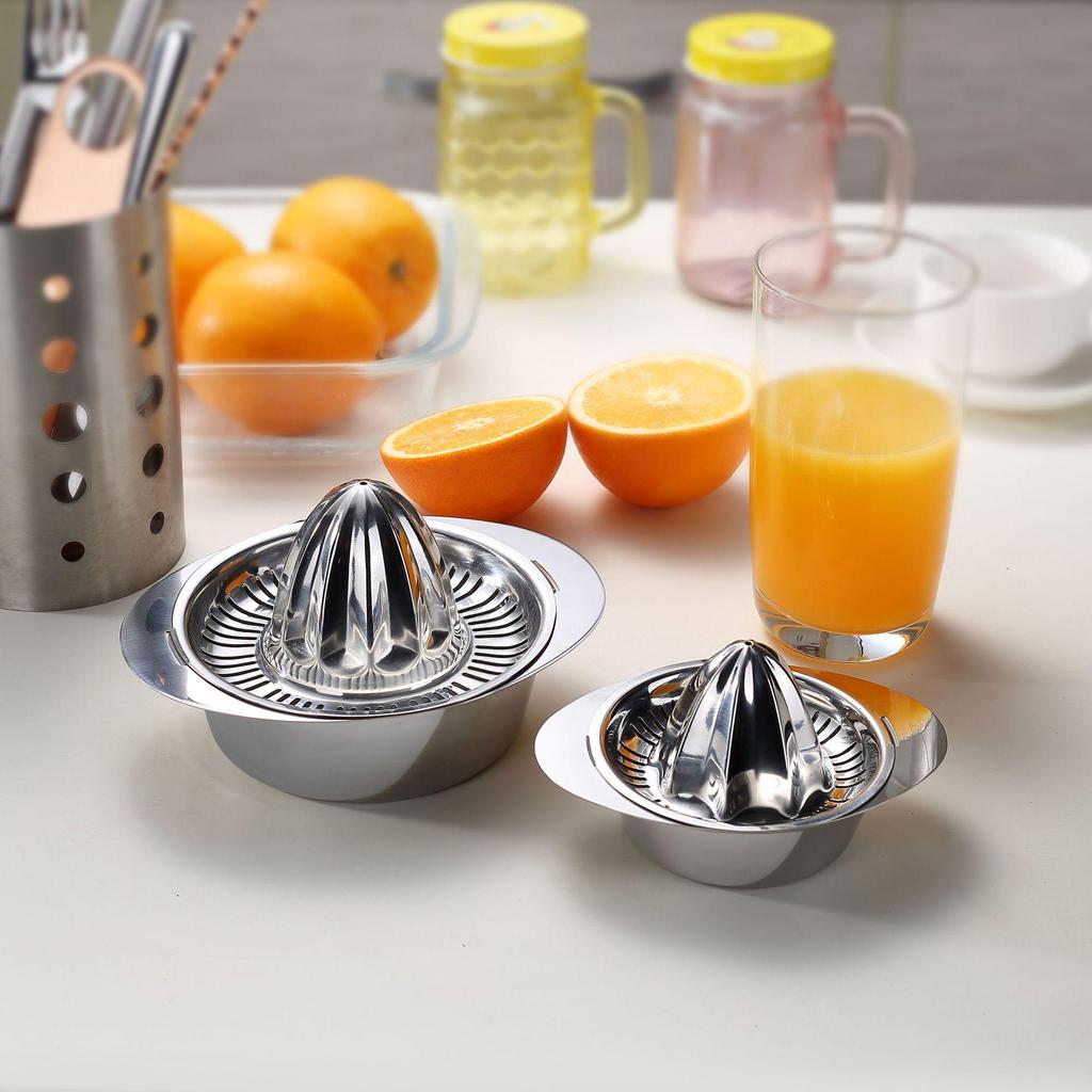 Espremedor de Cítricos Portátil de Aço Inoxidável - Prensa Manual para Limão e Laranja