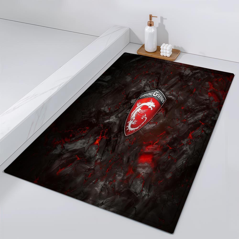 

Door Mat Bedside Entrance M-MSI Bath Floor Decoration Corridor Door Mat Game Technology Carpet Living Room Balcony 40cm x 60cm