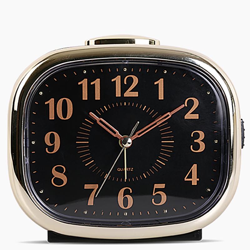 Víceúčelové netikající tiché budíky s funkcí odloženého buzení, noční stolní hodiny s nočním světlem, dětský svítící budík s hudbou