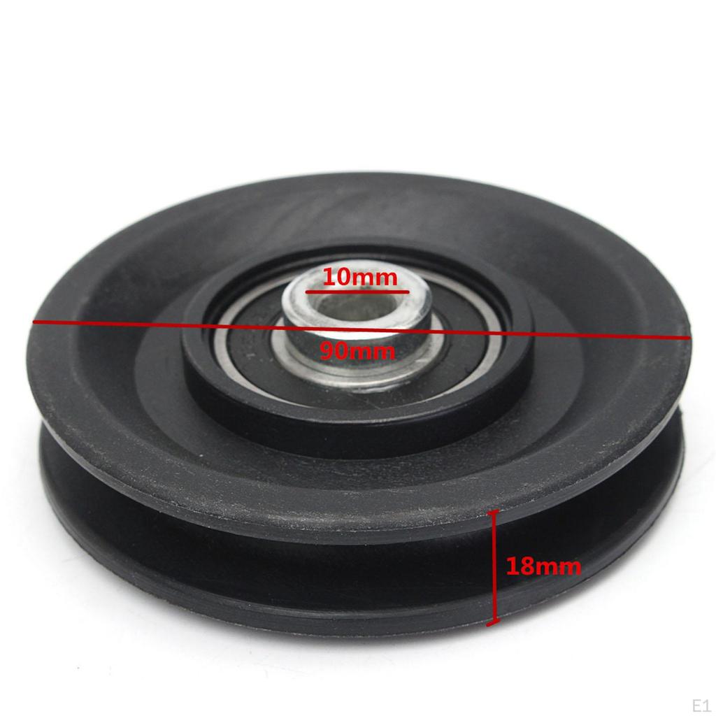 Nylon Bearing Pulley Wheel 90mm/3.5" Wearproof for Accessory Garage Door