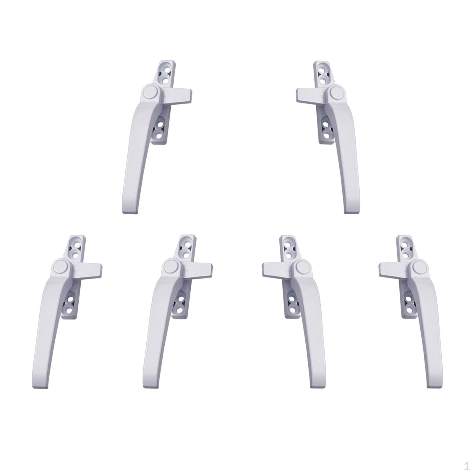 

6Pcs Window Sash Lock Diecast Construction Sliding Vertical