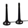 Value Set of 2, Terrestrial Digital, One-seg, High Sensitivity Antenna (Telescopic Type), For Car
