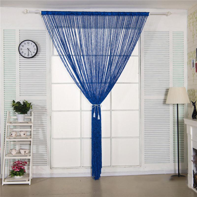 Spiral String Curtain Hanging Decorative Door Curtain Divider For Wedding Party Restaurant Home