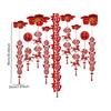 Festive Felt Ceiling Decoration Chinese New Year Hanging Fu Ornament Red Tassel Lucky Horse for Event and Room Decor