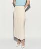 RE RHEE Pleated Maxi Skirt