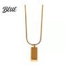 Exquisite Crafted Jewelry Bar Pendant Necklace for Men Geometric Stick