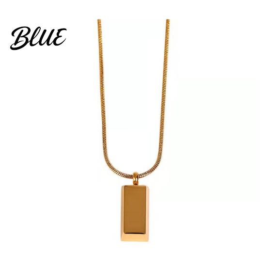 Exquisite Crafted Jewelry Bar Pendant Necklace for Men Geometric Stick