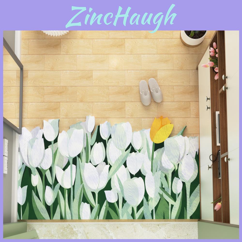 Tulipa Entryway Doormat With Washable Pvc Leather Material For Home Indoor Use
