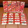 10Pcs Girls Hair Pins Snowman Snowflake Santa Claus Christmas Themed Hair Rings Ponytails Buns