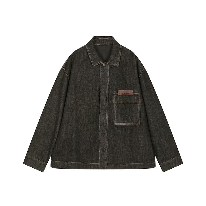 CROQUIS Men's 2025 Autumn Loose Fit Denim Jacket
