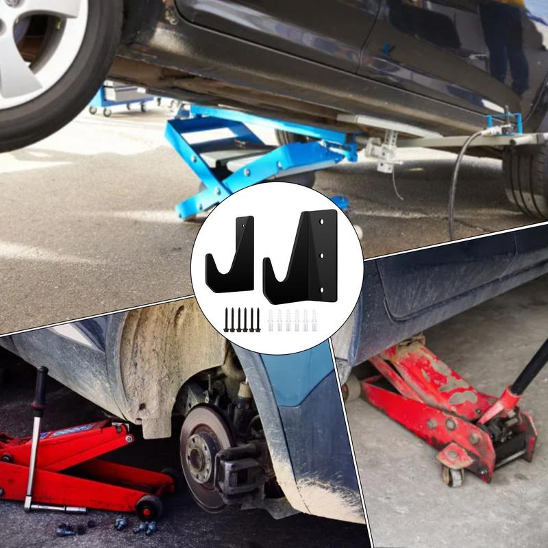 Floor Jack Mount Multi-Purpose Garage Storage Bracket Car Hydraulic Trolley Jack Stands Holder Wall Storage Rack Mount Brackets