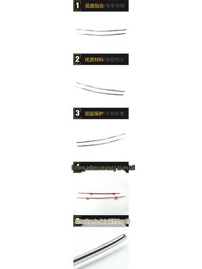 Navigator/MKX Front Grille Trim with Electroplated Anti-Scratch Strip - Fits 19 Models