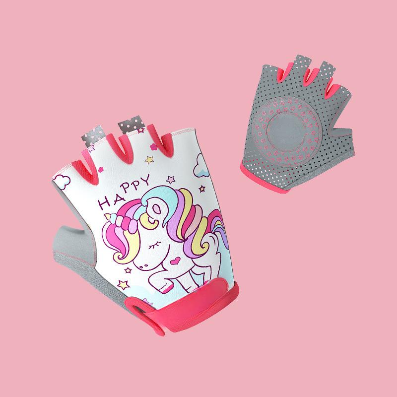 

Детские перчатки для велоспорта, перчатки для катания на коньках с полупальцами, детские перчатки для горного велосипеда, спортивные перчатки для мальчиков и девочек, дети M(4-7 years old)