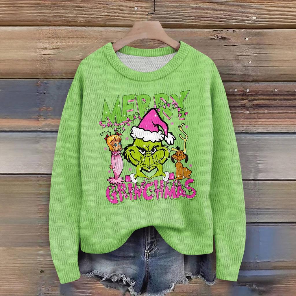Women's Fashion Casual Long Sleeve Neck Sweater Pullover Top