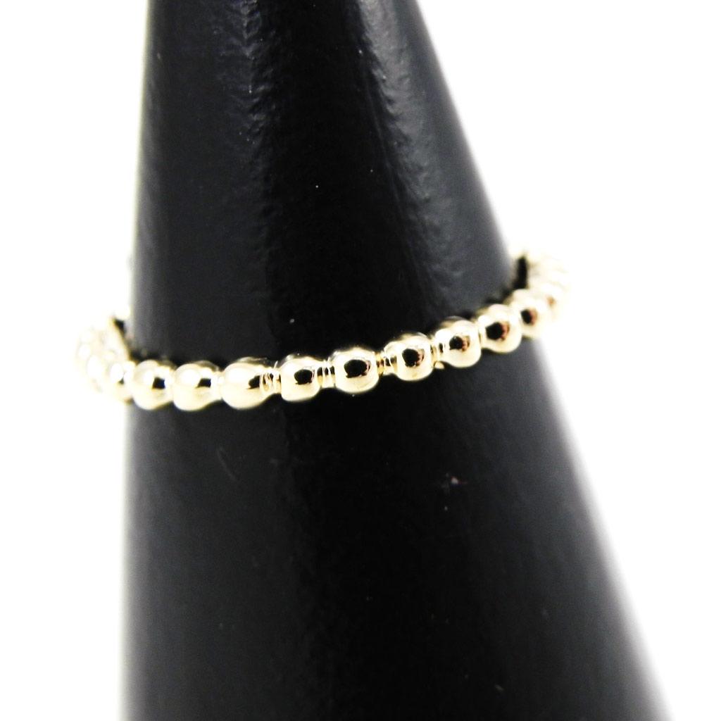 Verighete placate cu aur 'Margele' - 2 mm