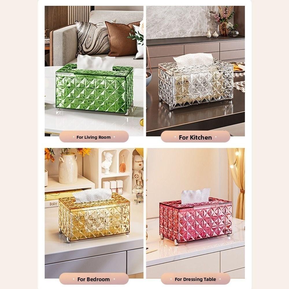 European Style Paper Towel Case Automatic Lift Paper Container Light Luxury Napkin Box Living Room